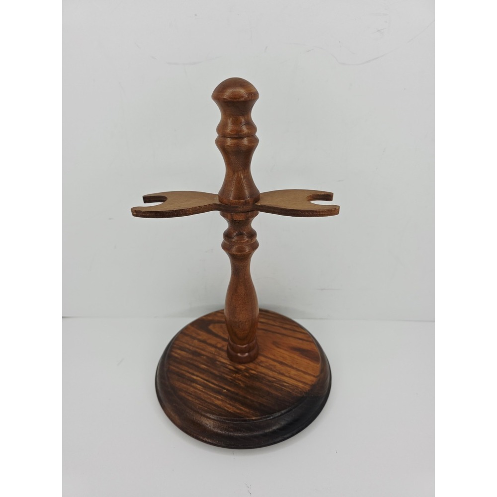 Vintage 1968 Styson Wood Stand For Vinegar And Oil Bottles **Stand Only**
